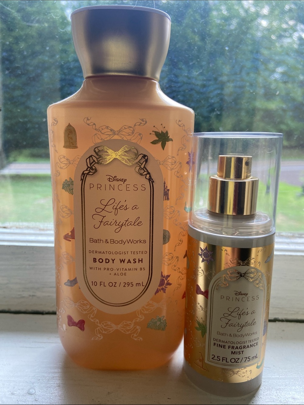 Bath & Body Works Disney Princess "Life's a Fairytale" Body Wash & Mist Set